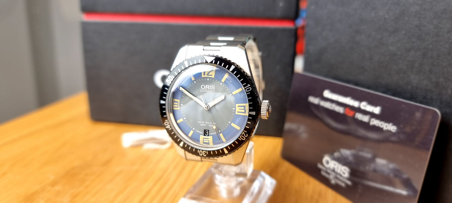 Oris Divers Sixty-Five. Full Set