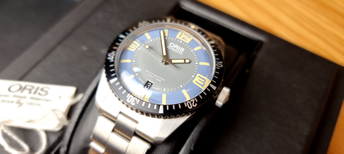 Oris Divers Sixty-Five. Full Set