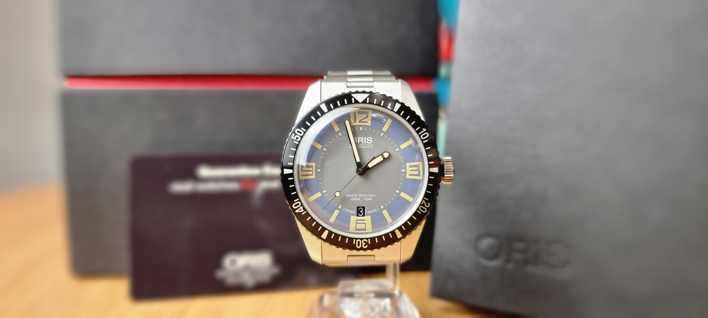 Oris Divers Sixty-Five. Full Set