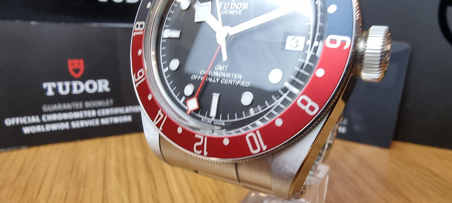Tudor Black Bay GMT “Pepsi”. Box and Papers