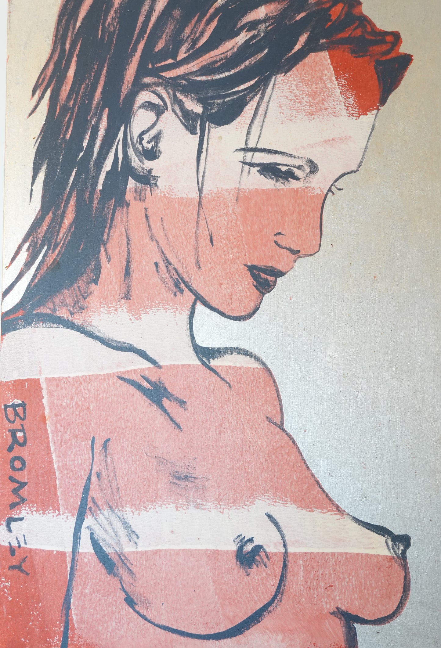 David Bromley. Original Painting 90cm x 60xm "Romy"