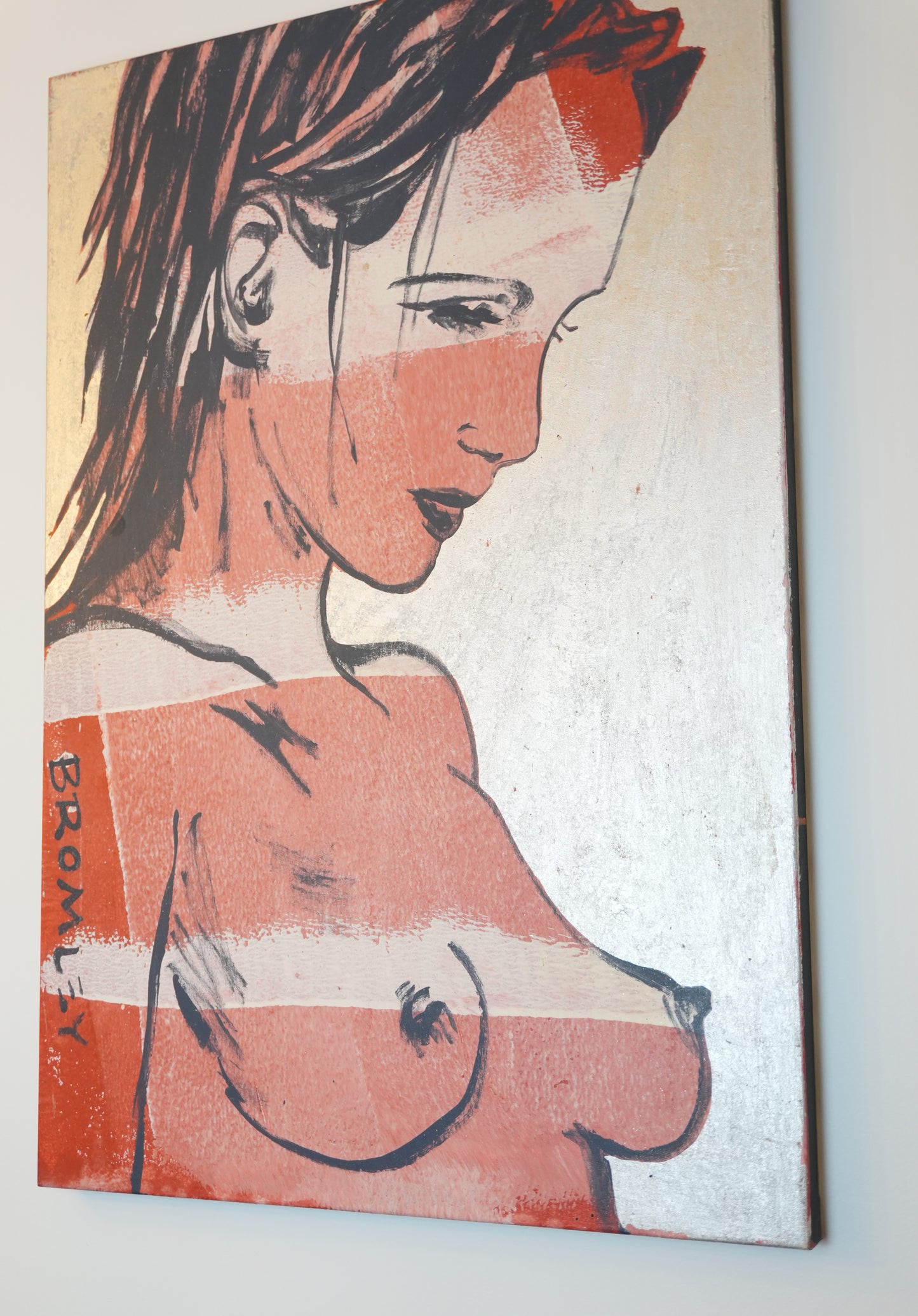 David Bromley. Original Painting 90cm x 60xm "Romy"