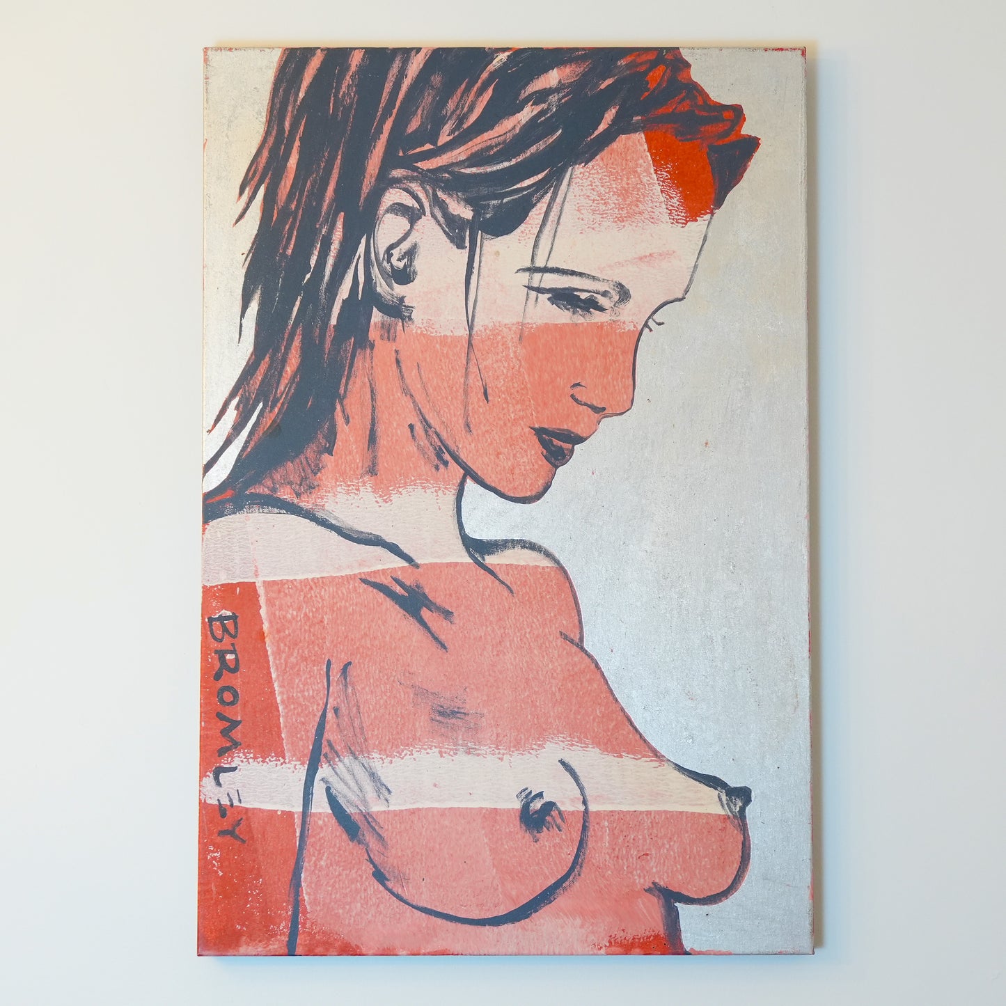 David Bromley. Original Painting 90cm x 60xm "Romy"