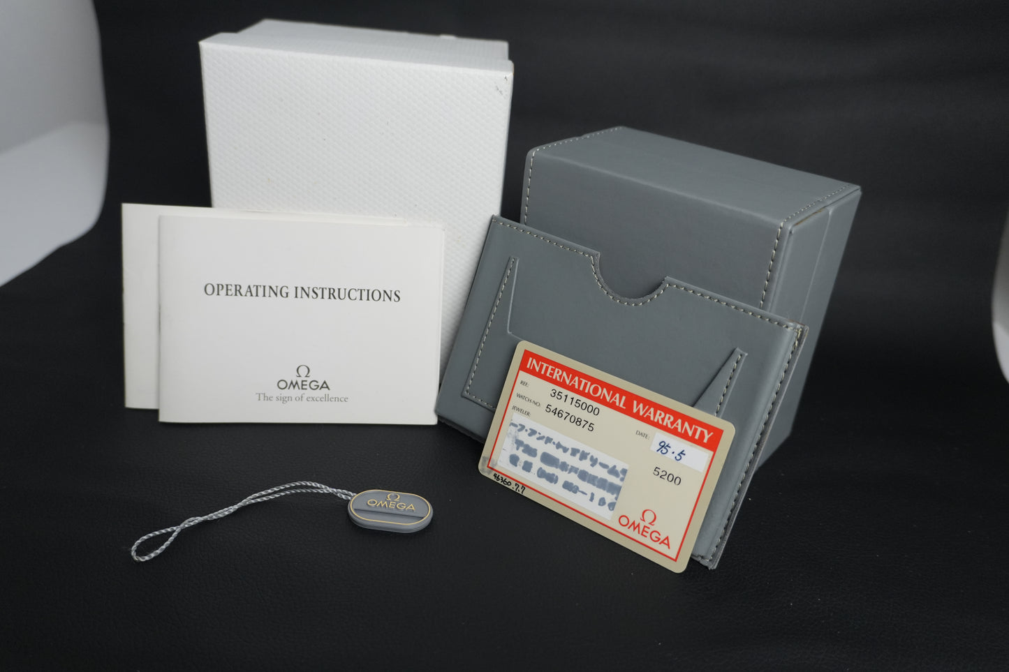 Omega Speedmaster 39MM Black Dial Full Set (Reference: 3511.50.00)