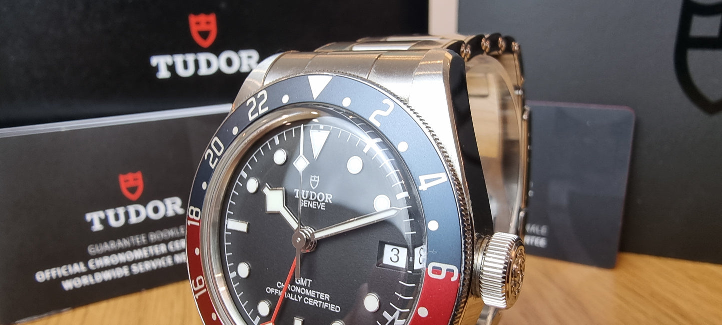 Tudor Black Bay GMT “Pepsi”. Box and Papers