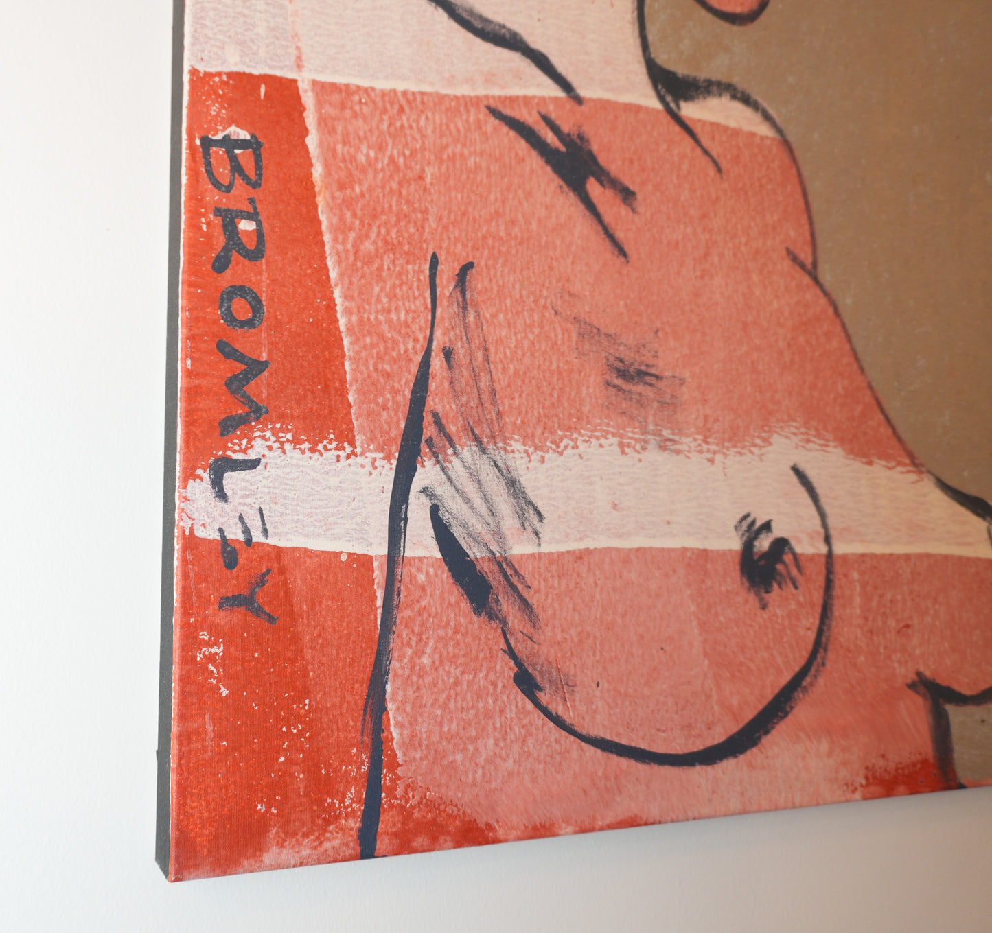 David Bromley. Original Painting 90cm x 60xm "Romy"