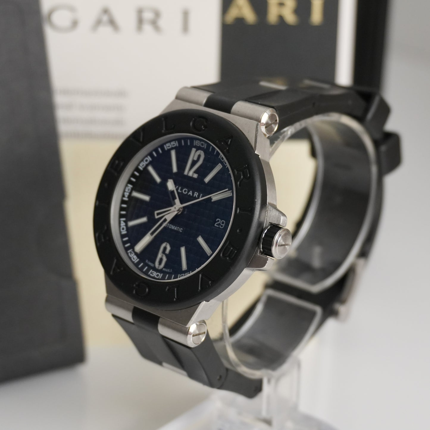Bvlgari Diagono 40mm DG40SV . Full Set. Great condition.