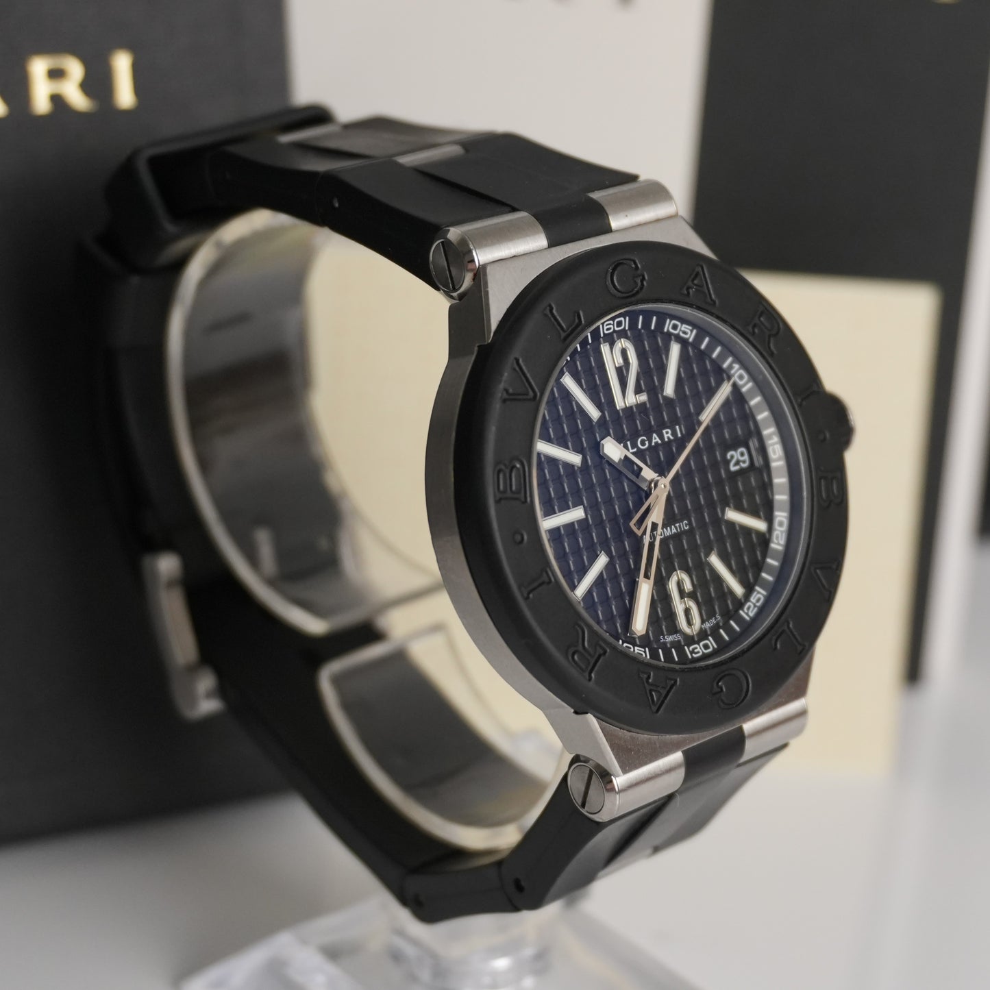 Bvlgari Diagono 40mm DG40SV . Full Set. Great condition.
