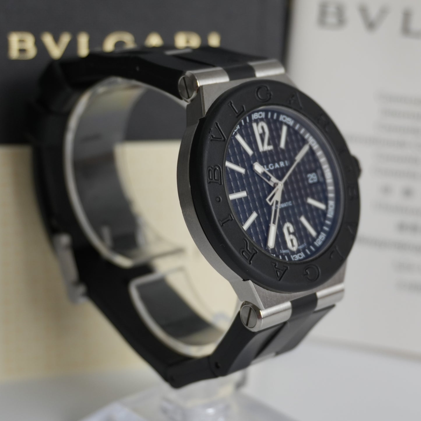 Bvlgari Diagono 40mm DG40SV . Full Set. Great condition.