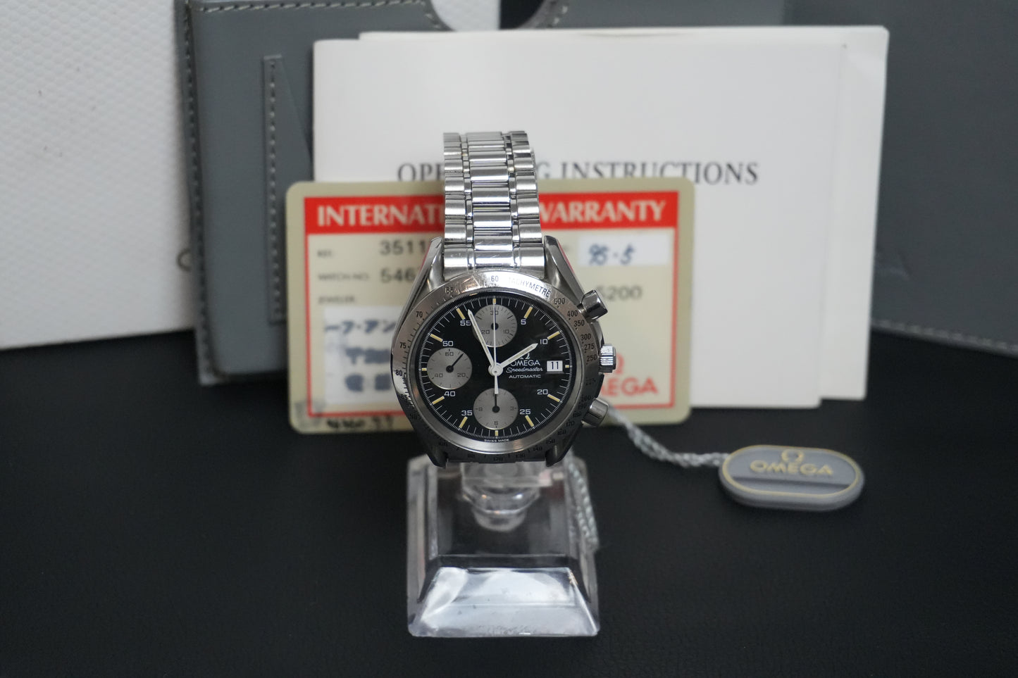 Omega Speedmaster 39MM Black Dial Full Set (Reference: 3511.50.00)