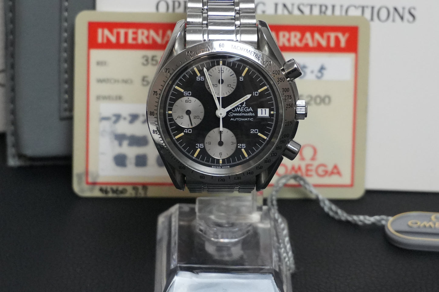 Omega Speedmaster 39MM Black Dial Full Set (Reference: 3511.50.00)