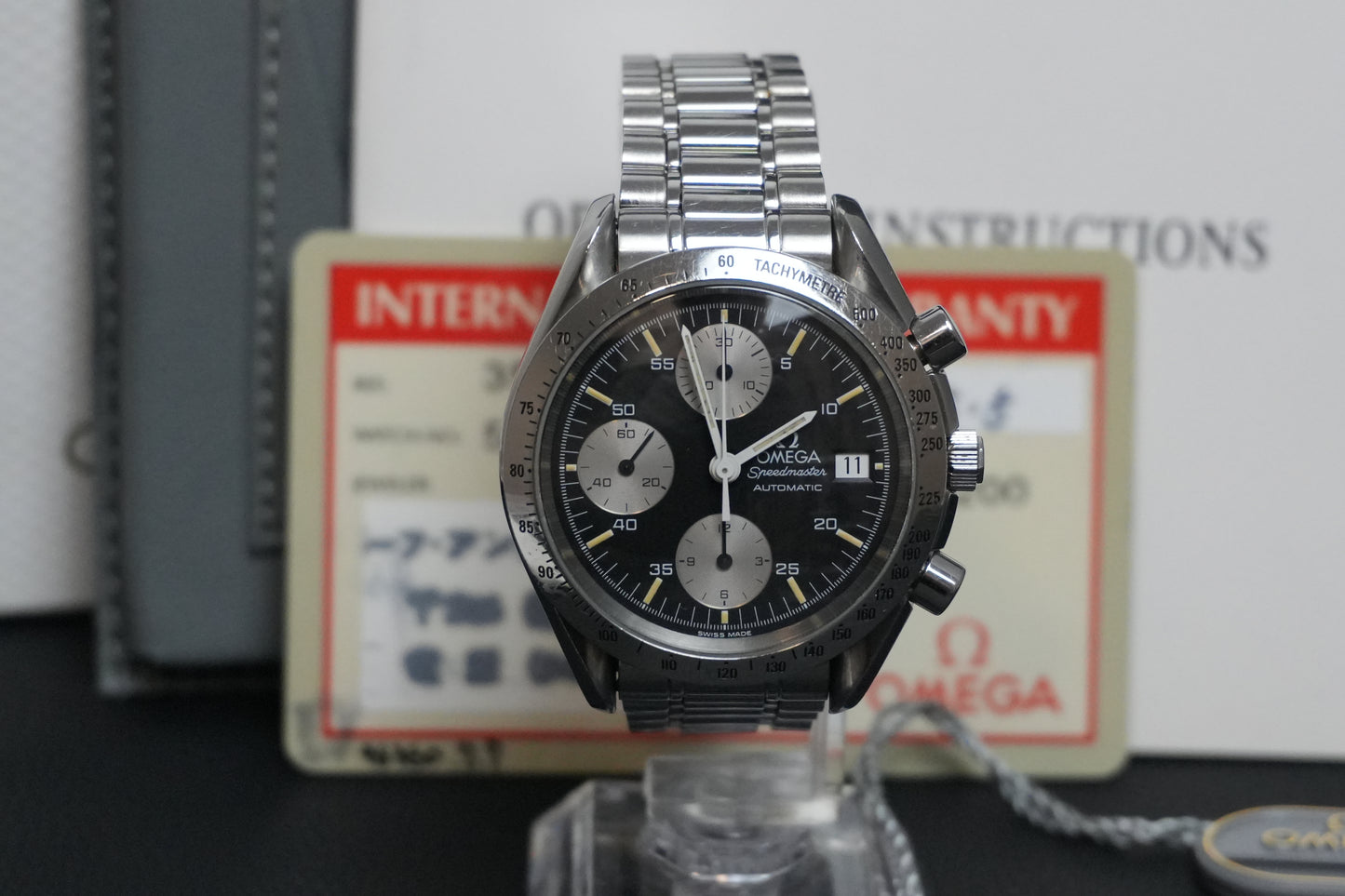 Omega Speedmaster 39MM Black Dial Full Set (Reference: 3511.50.00)