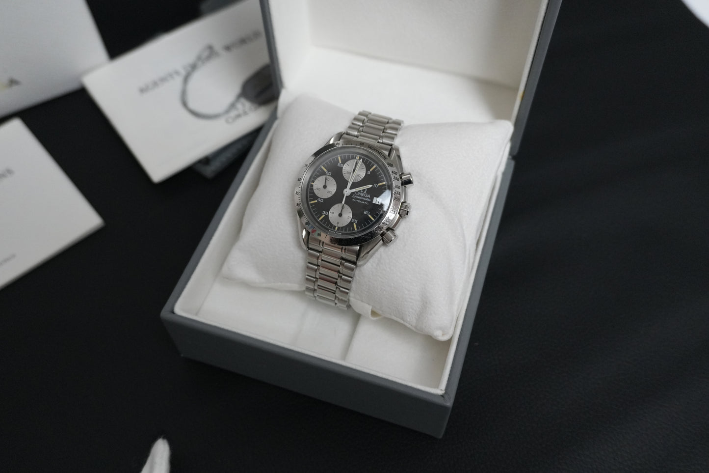 Omega Speedmaster 39MM Black Dial Full Set (Reference: 3511.50.00)