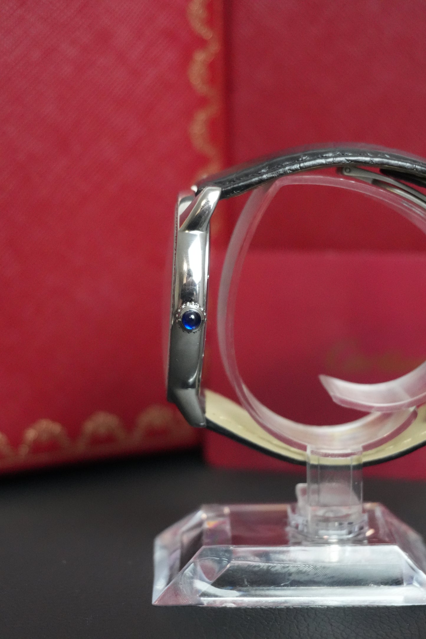 Cartier Ronde De Cartier Solo 42MM Silver Dial Leather Strap