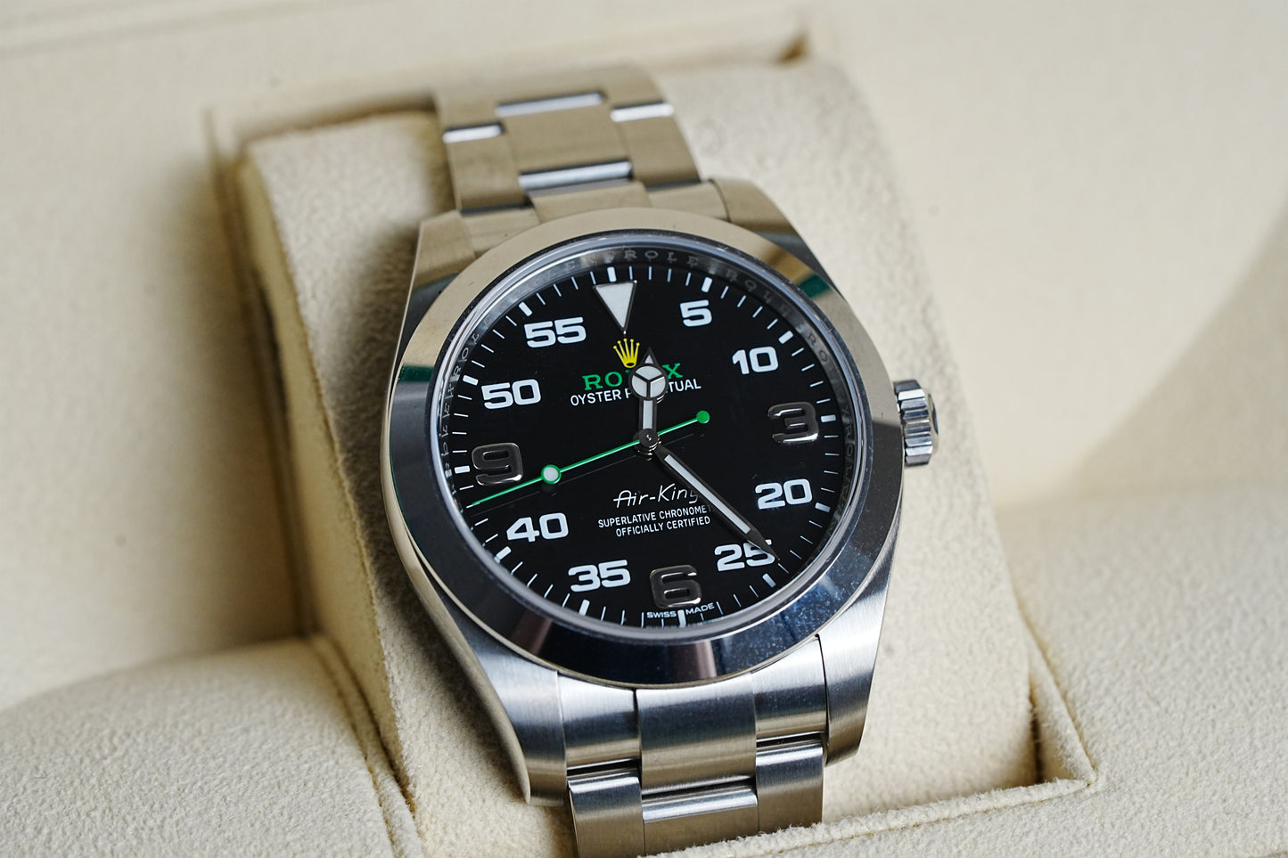Rolex Air-King 40MM Black Dial Oyster Bracelet (116900)