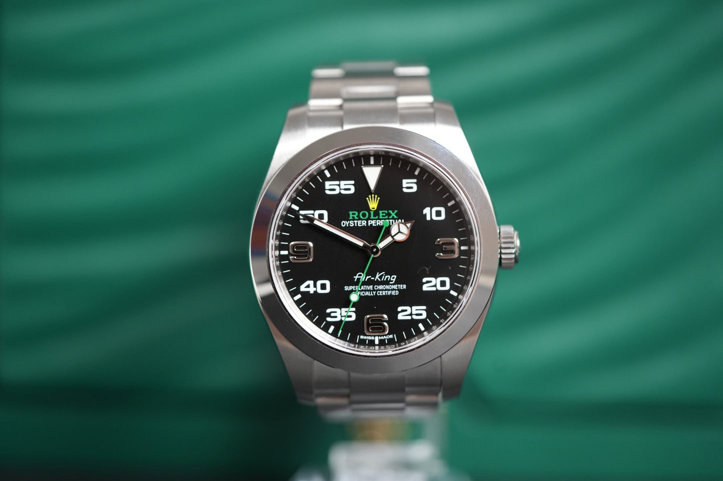 Rolex Air-King 40MM Black Dial Oyster Bracelet (116900)