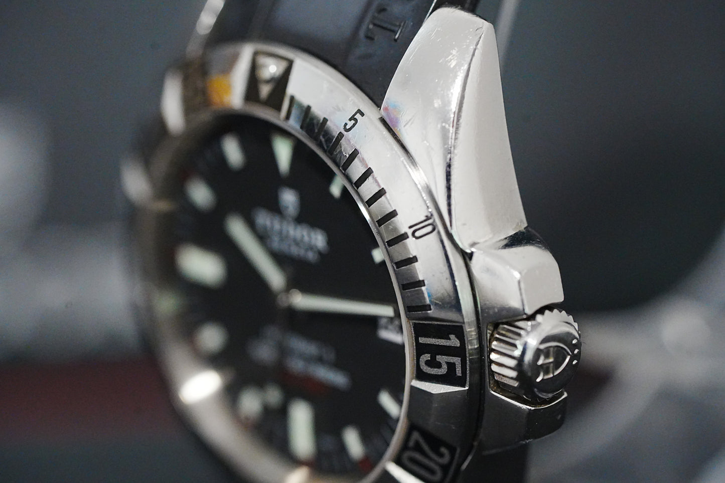 2008 Tudor Hydronaut II 41MM Black Dial Rubber Strap (20030)