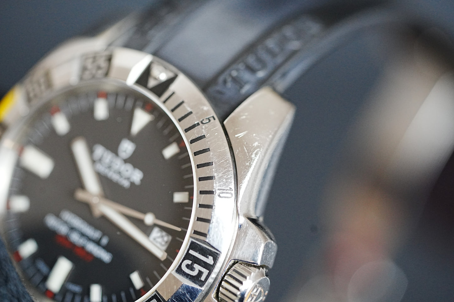 2008 Tudor Hydronaut II 41MM Black Dial Rubber Strap (20030)