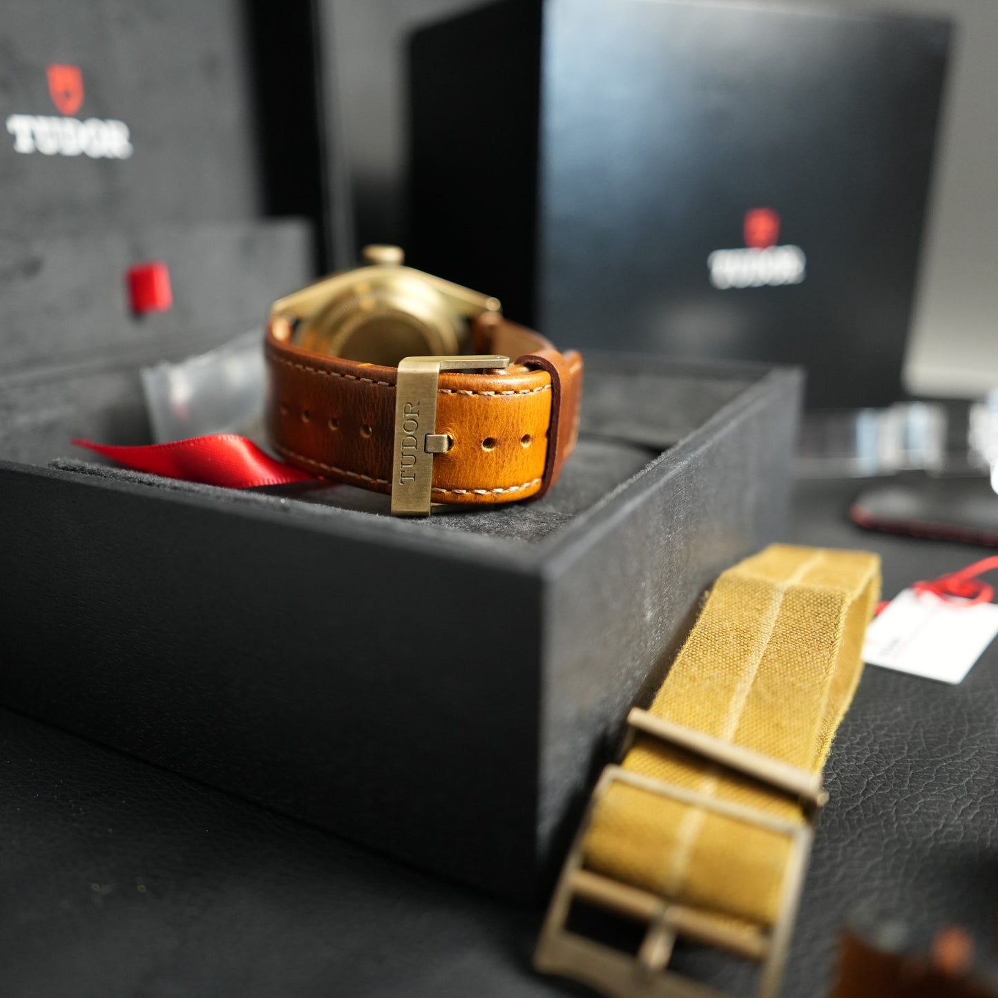 Tudor Black Bay Bronze 43MM Brown Dial Leather Strap (79250BM)