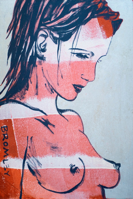 David Bromley. Original Painting 90cm x 60xm "Romy"