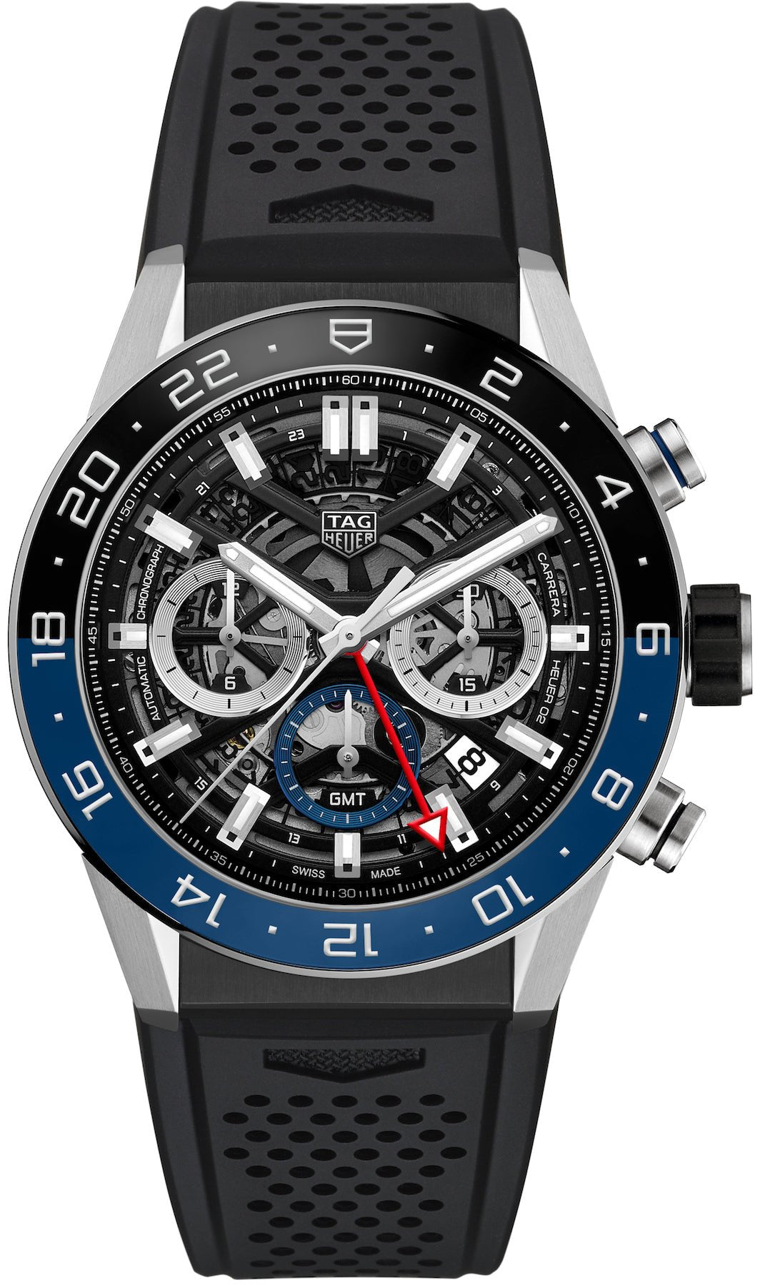 Tag Heuer Watch Carrera Chronograph Gmt Cbg2a1z Ft6157