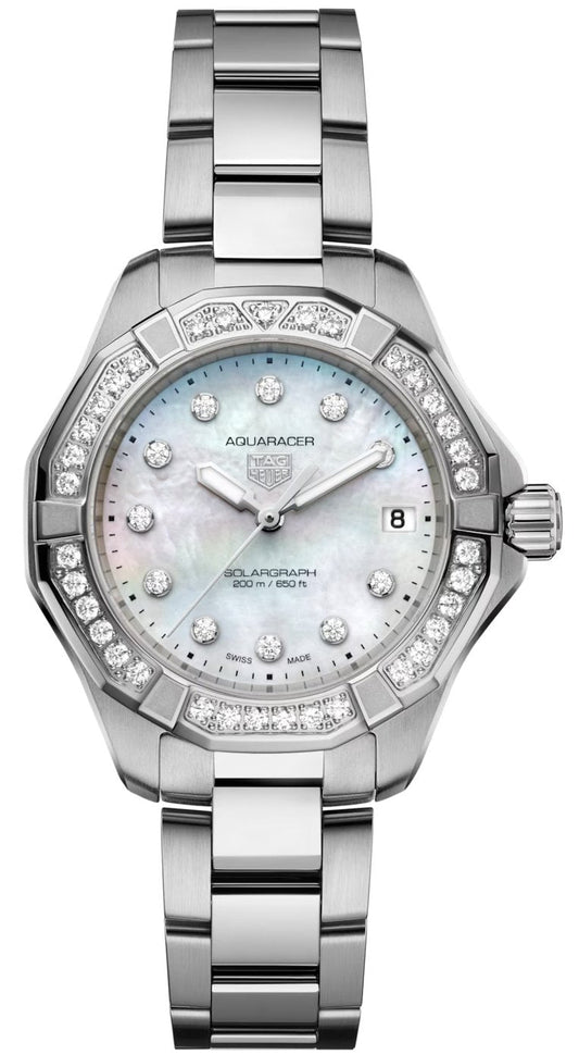 Tag Heuer Watch Aquaracer Professional 200 Solargraph 34 Wbp1314 Ba0005