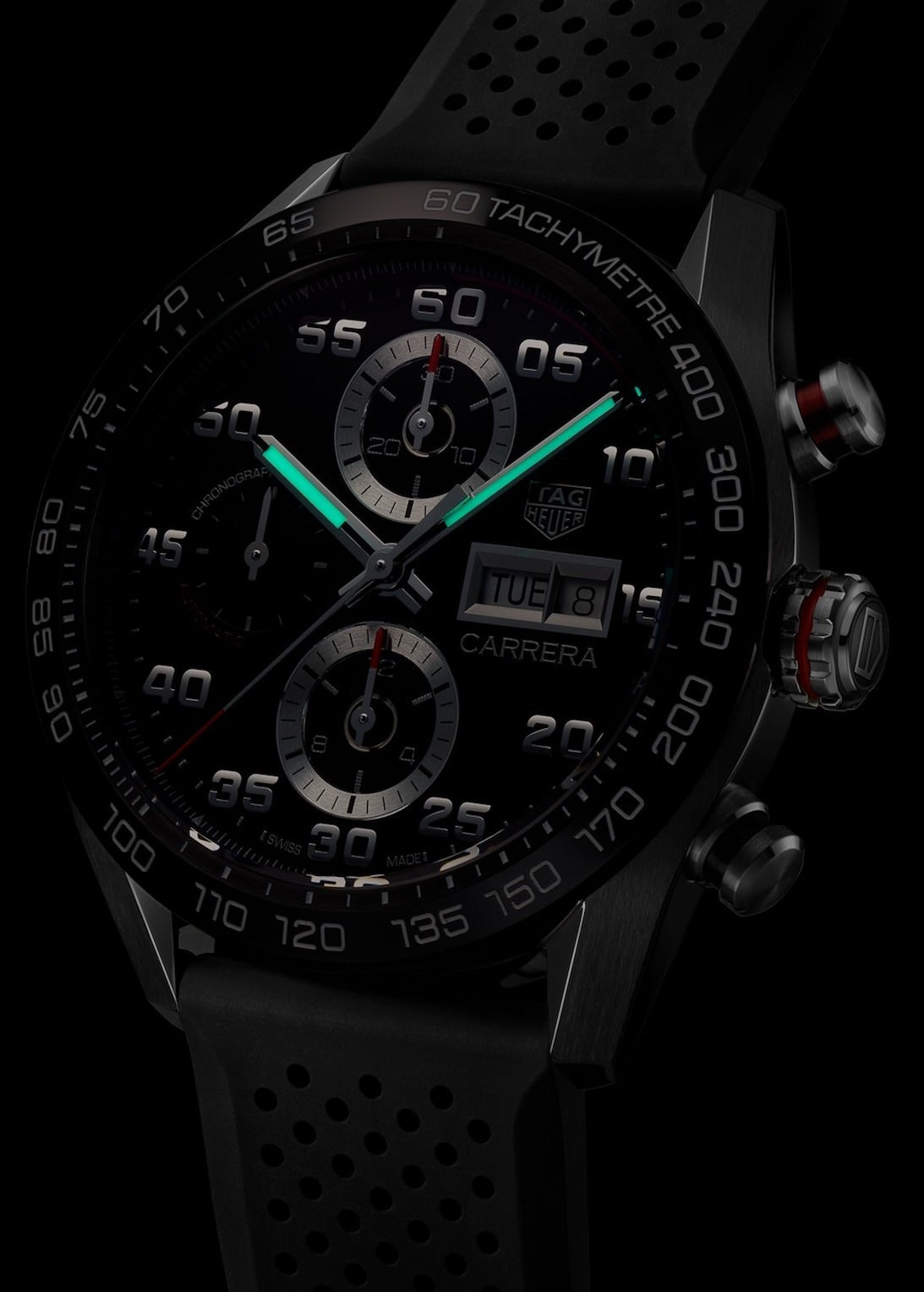 Tag Heuer Watch Carrera Automatic Chronograph Cbn2a1aa Ft6228