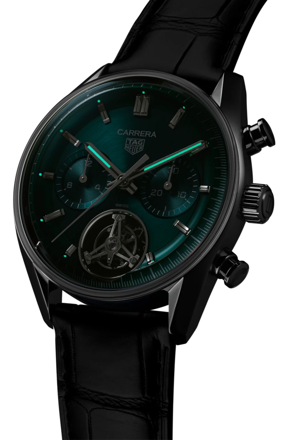 Tag Heuer Watch Carrera Chronograph Tourbillon Cbs5011 Fc6566