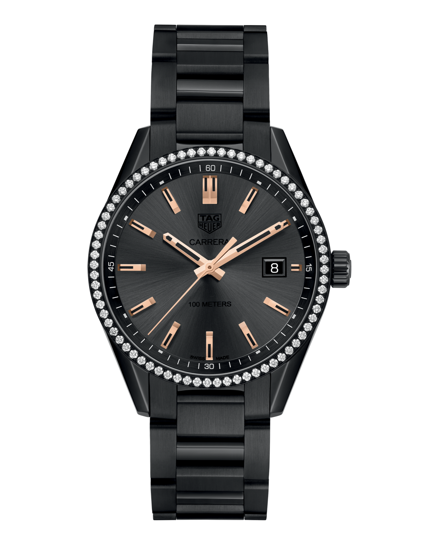 Tag Heuer Carrera Quartz 39mm Watch For Women War1115 Ba0602