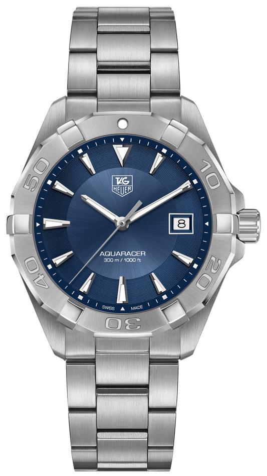 Tag Heuer Aquaracer 41mm Quartz Watch For Men Way1112 Ba0928