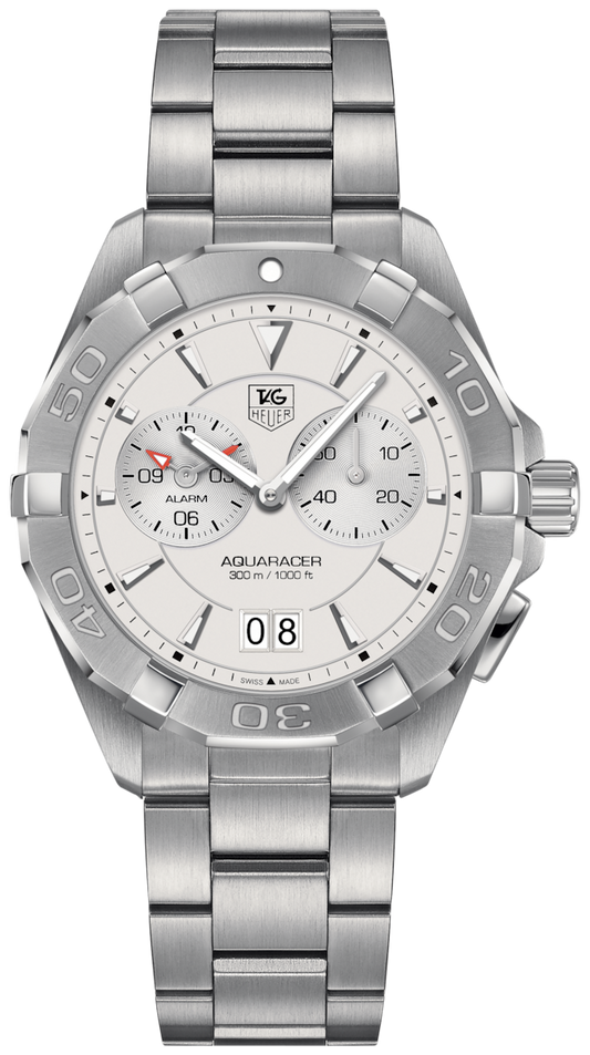 Tag Heuer Aquaracer White Dial Watch For Men Way111y Ba0928