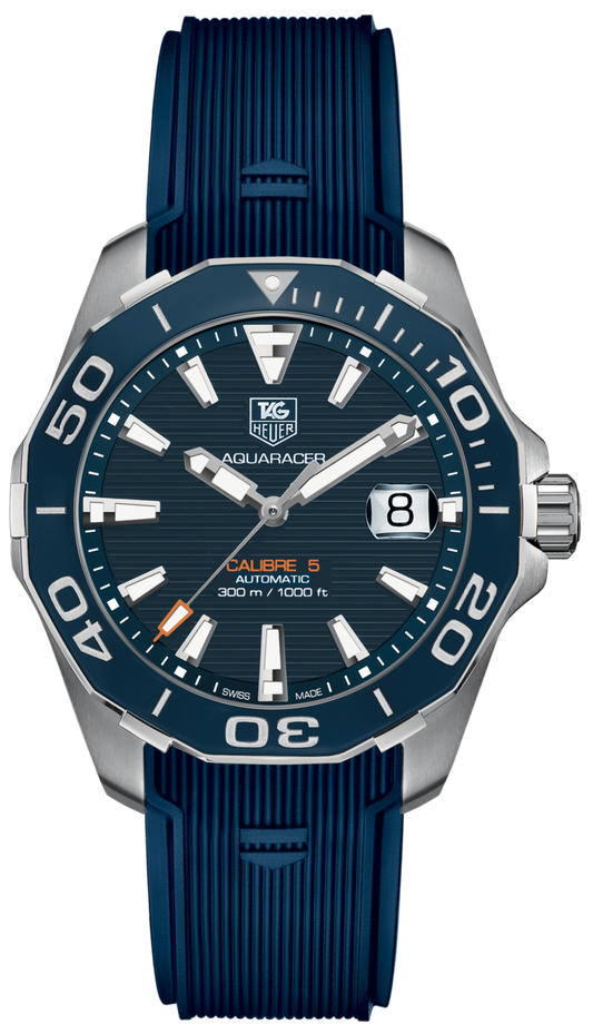 Tag Heuer Aquaracer Blue Dial Watch For Men Way211c Ft6155
