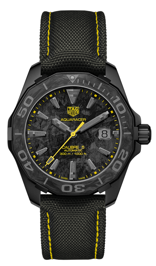 Tag Heuer Aquaracer Carbon Dial Watch For Men Wbd218b Fc6446
