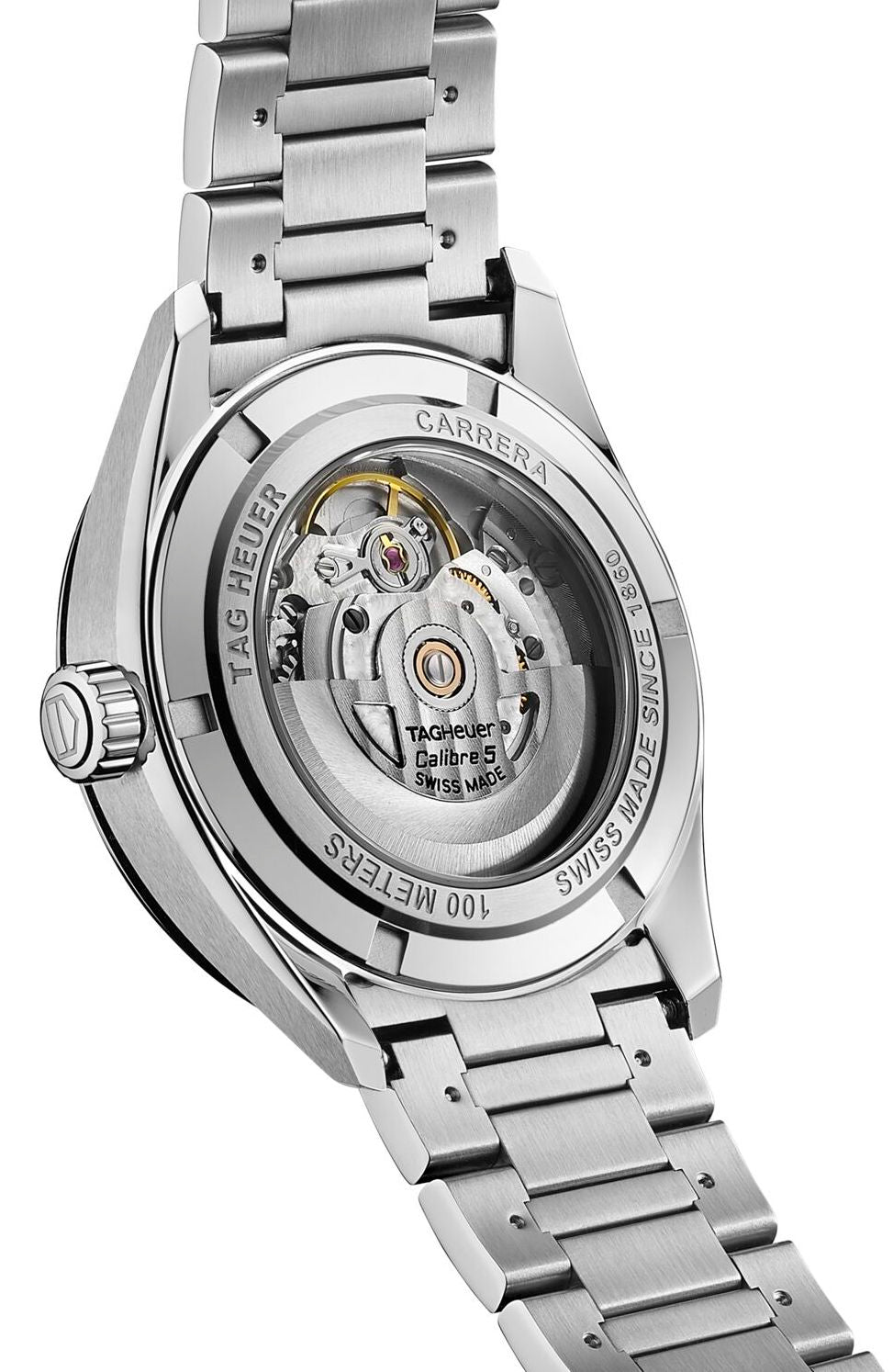 Tag Heuer Watch Carrera Calibre 5 Automatic Mens Wbn2113 Ba0639