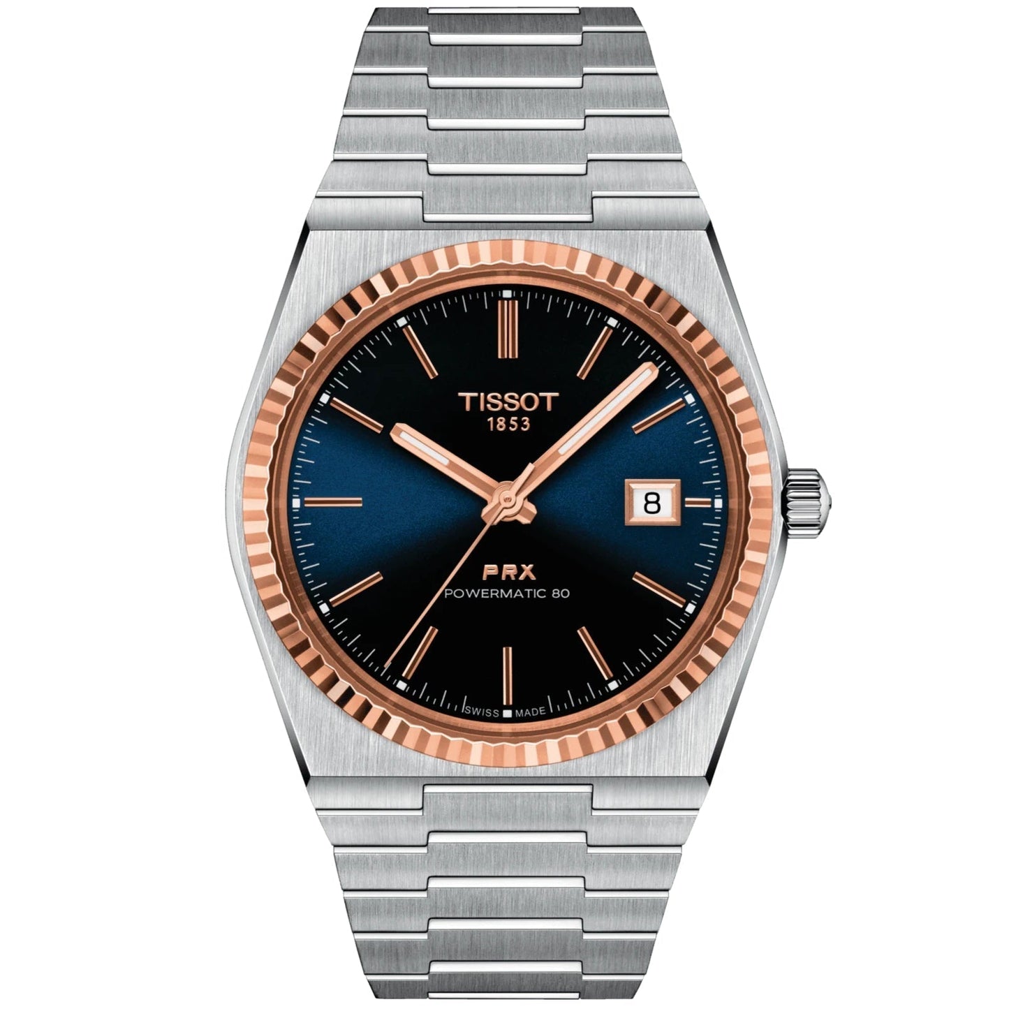 Tissot Prx Powermatic 80 Mens Silver Watch T931 407 41 041 00