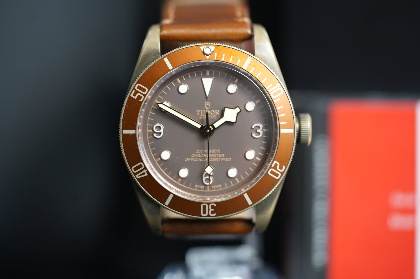 Tudor Black Bay Bronze 43MM Brown Dial Leather Strap (79250BM)