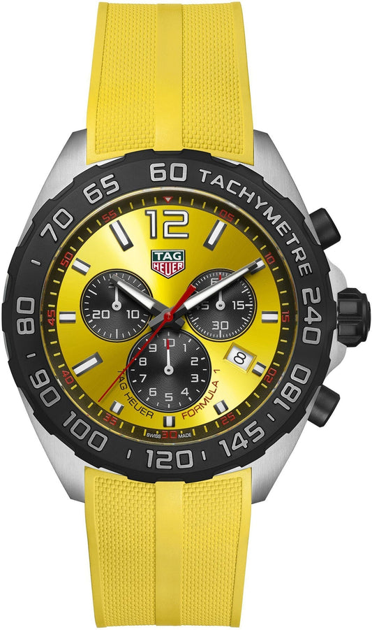 Tag Heuer Watch Formula 1 Chronograph Yellow Caz101am Ft8054