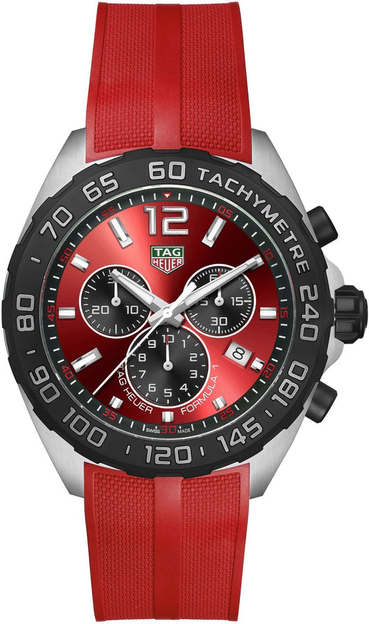 Tag Heuer Watch Formula 1 Chronograph Red Caz101an Ft8055
