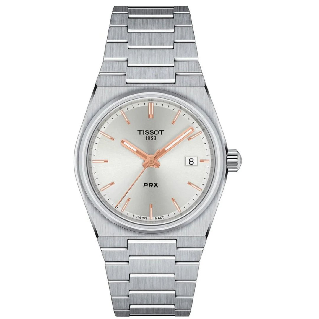 Tissot Mens Watch Prx White Rose Quartz T137 210 11 031 00